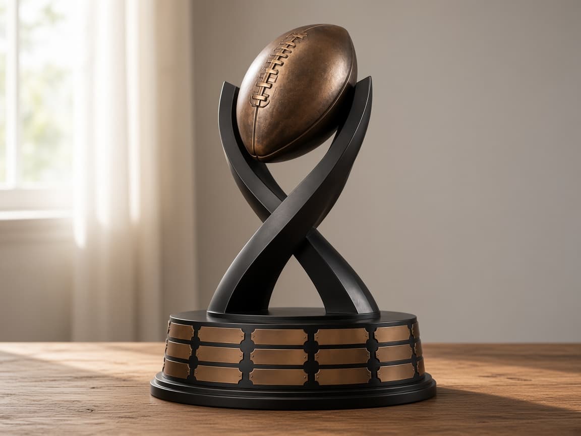 League Champion Trophy design concept, side view